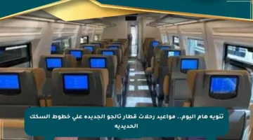 تنويه هام اليوم.. مواعيد رحلات قطار تالجو الجديدة على خطوط السكك الحديدية